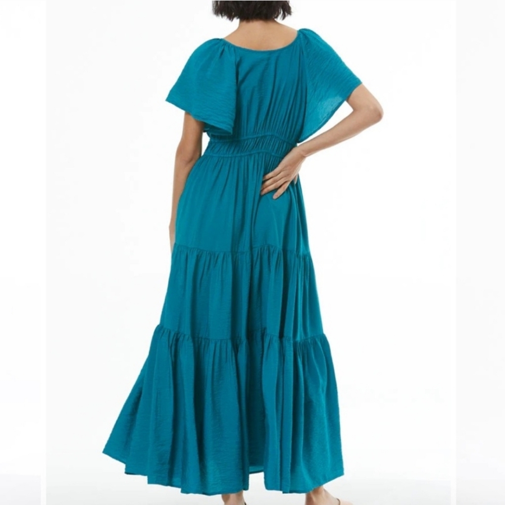 Revolve YFB Young Fabulous And Broke Elegant Teal Maxi Dress - Picture 2 of 8